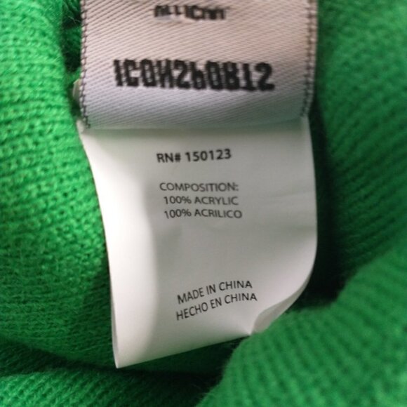 Icon Sports Mexico Cuff Pom Beanie Color Green & Black Official One-Size Hat New - Picture 12 of 13